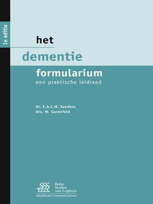 cover image of Het dementie formularium